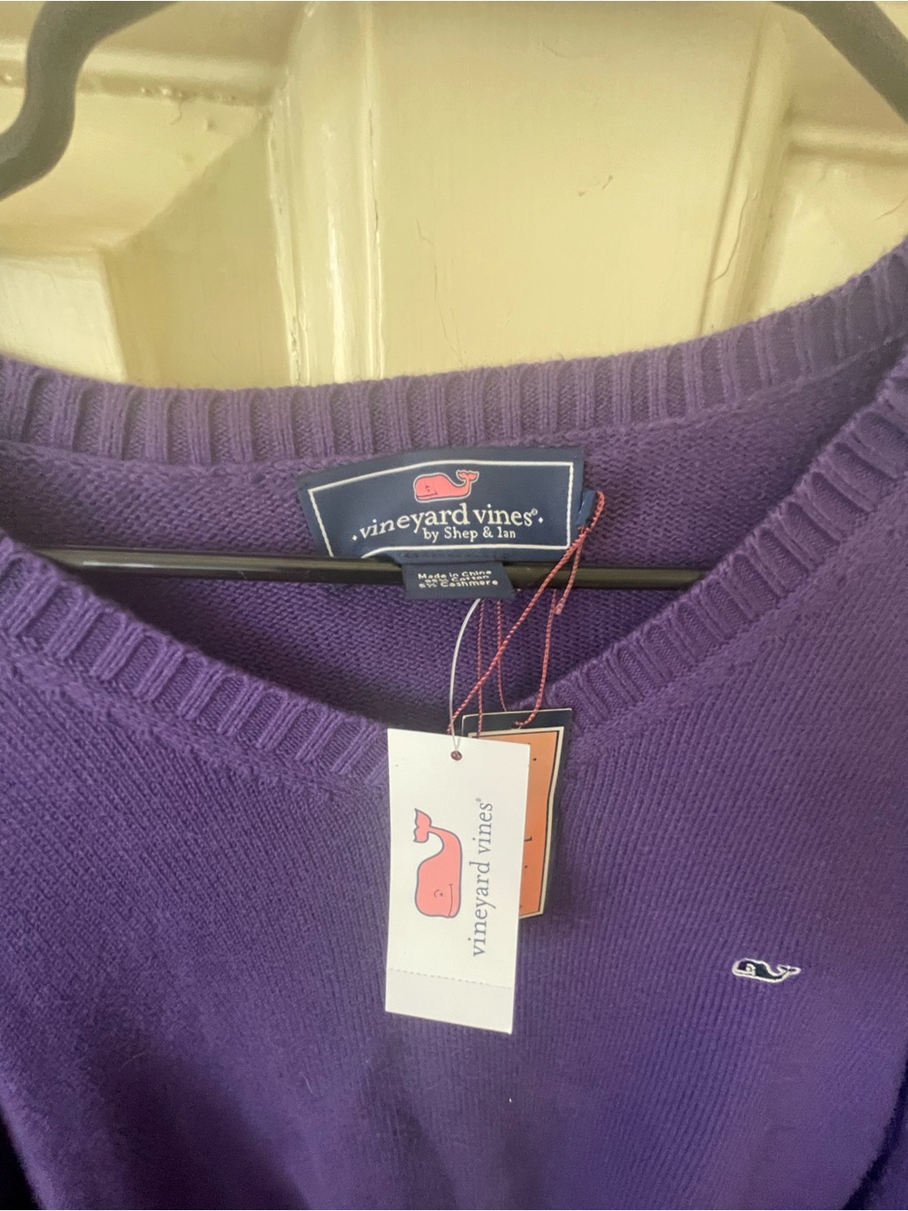 Vineyard Vines Men’s Purple Crewneck Sweater - Picture 6 of 7